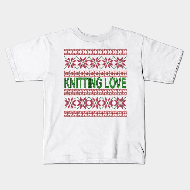 Knitting Pattern - Fair Isle Knitting Kids T-Shirt by Designoholic